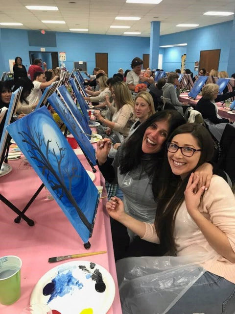 Painting Party At Home Long Island