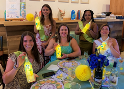 Bridal Shower Wine Bottle Paint Party