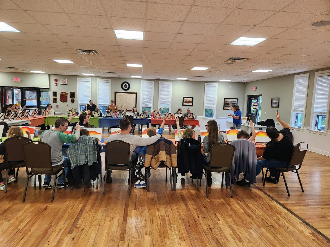 girl scout troop paint party