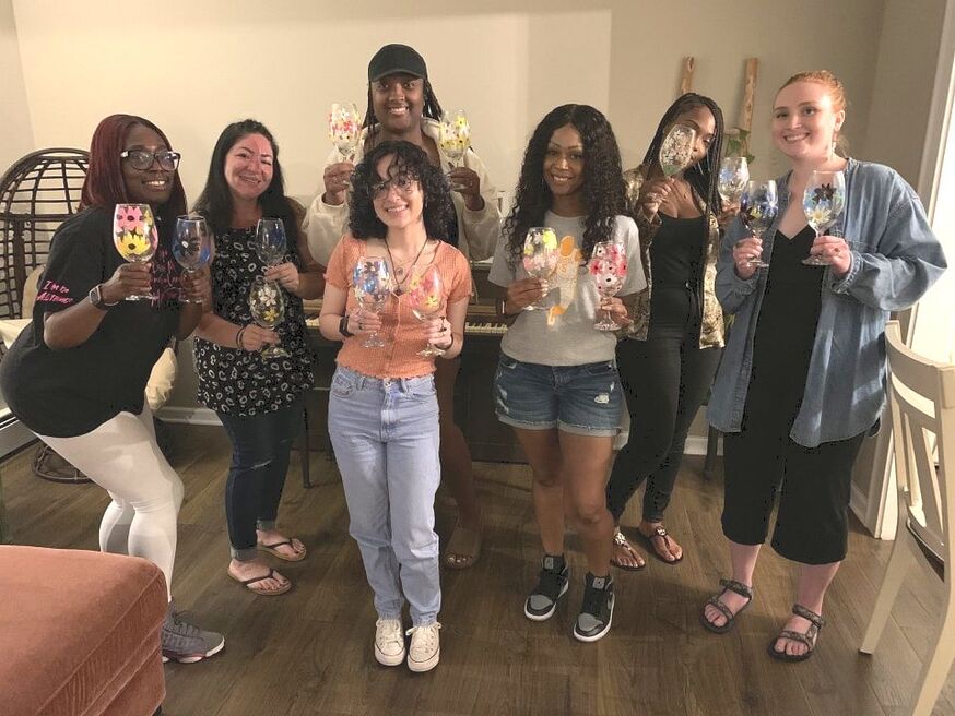 Wine Glass Paint Party