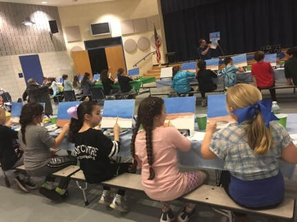 girl scout service unit paint party