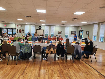 girl scout troop paint party